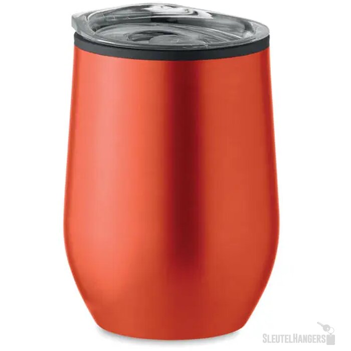 Dubbelwandige reisbeker (350 ml) Rood 350 ml