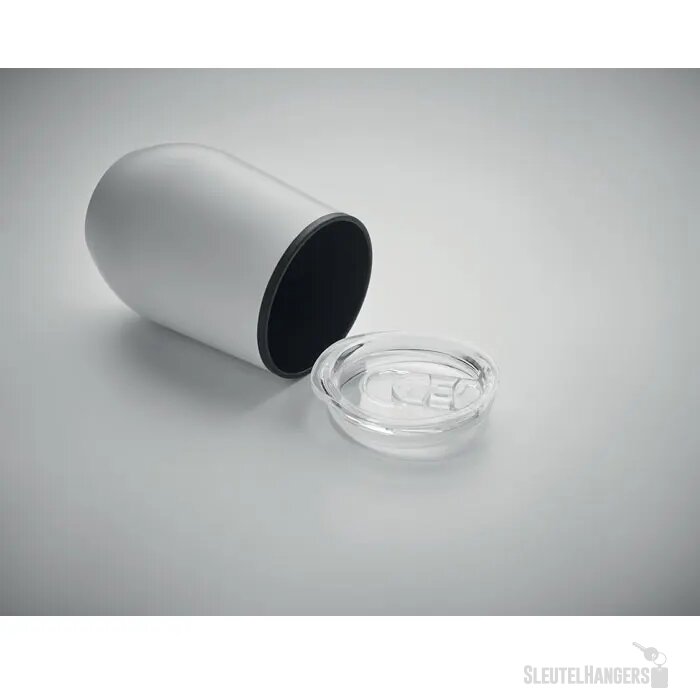 Dubbelwandige reisbeker (350 ml) Wit 350 ml