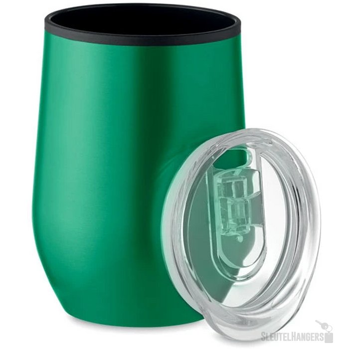 Dubbelwandige reisbeker (350 ml) Groen