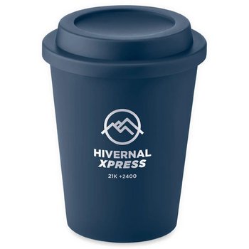 Dubbelwandige beker pp 300 ml Nola zwart