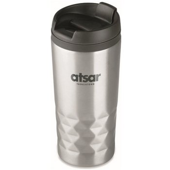 Dubbelwandige reisbeker (280 ml) Zilver Dubbelwandige reisbeker (280 ml) Zilver