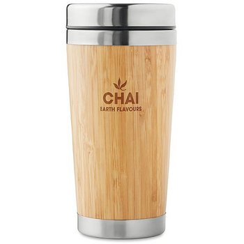 Bamboe reisbeker (400 ml) Bruin Bamboe reisbeker (400 ml) Bruin