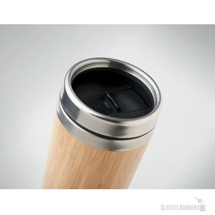 Bamboe reisbeker (400 ml) Bruin