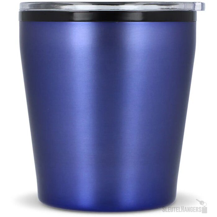 Koffiebeker metallic 180ml donker blauw