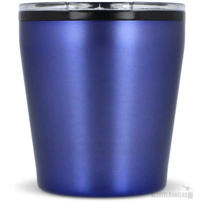 Koffiebeker metallic 180ml donker blauw
