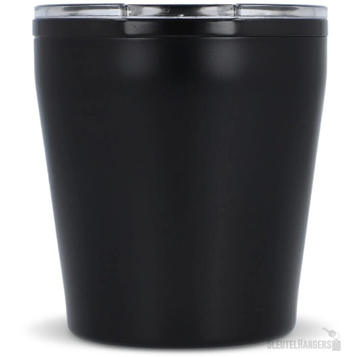 Koffiebeker metallic 180ml zwart
