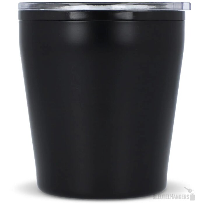 Koffiebeker metallic 180ml zwart