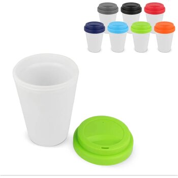 RPP Koffiebeker Wit 250ml wit / zwart 250 ml RPP Koffiebeker Wit 250ml wit / zwart 250 ml