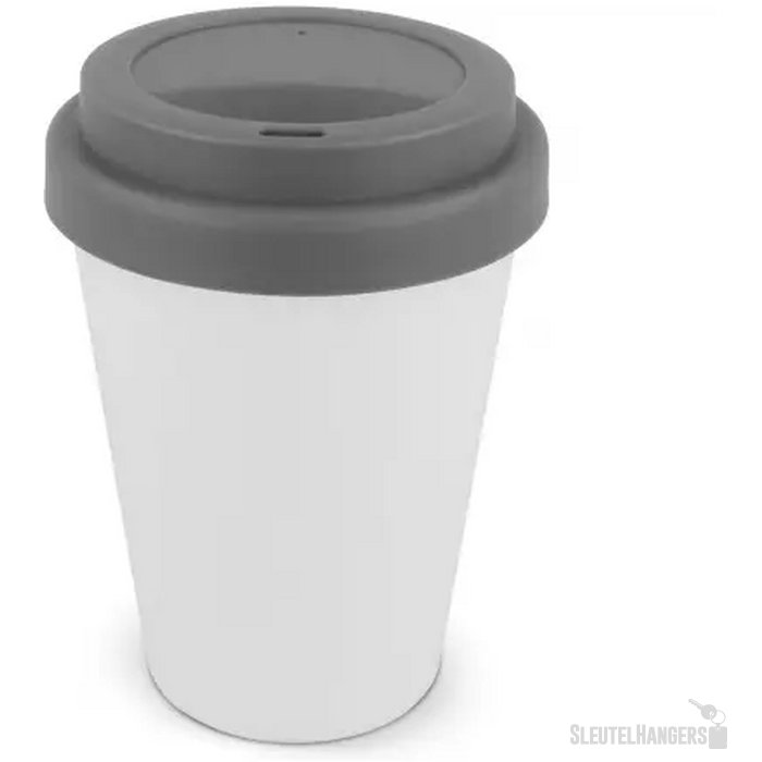 RPP Koffiebeker Wit 250ml wit / grijs