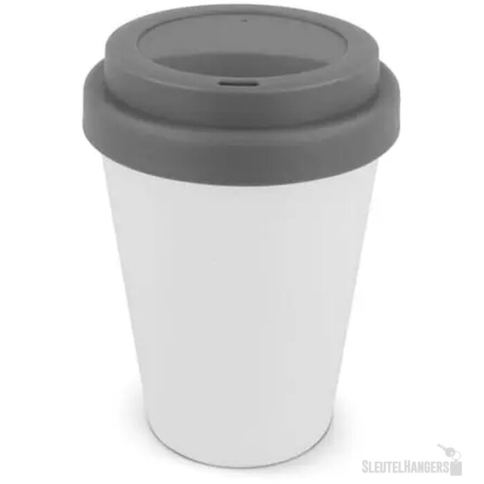 RPP Koffiebeker Wit 250ml wit / grijs 250 ml
