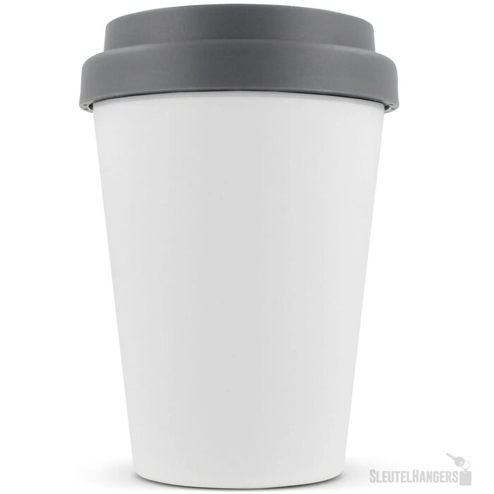 RPP Koffiebeker Wit 250ml wit / grijs 250 ml