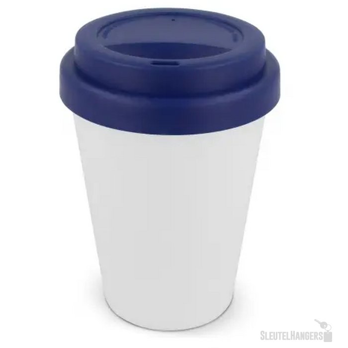 RPP Koffiebeker Wit 250ml wit / donker blauw