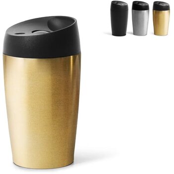 Sagaform Loke dubbelwandige mok 240ml goud Sagaform Loke dubbelwandige mok 240ml goud