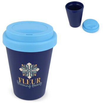 Gerecyclede koffiebeker Mix-en-Match (250 ml) Veelkleurig