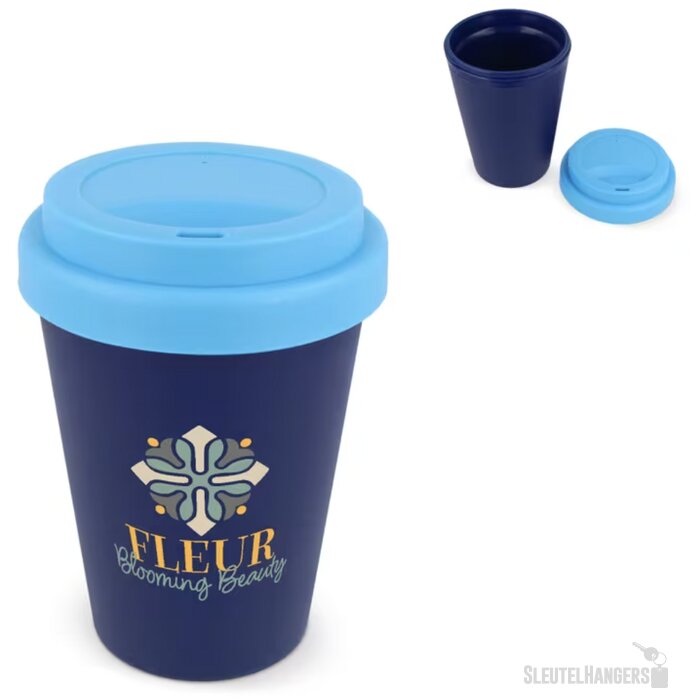 Gerecyclede koffiebeker Mix-en-Match (250 ml) Veelkleurig