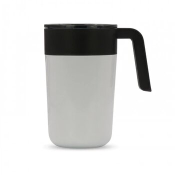 Dubbelwandige koffie mok 400ml wit