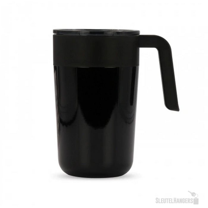 Dubbelwandige koffie mok 400ml zwart