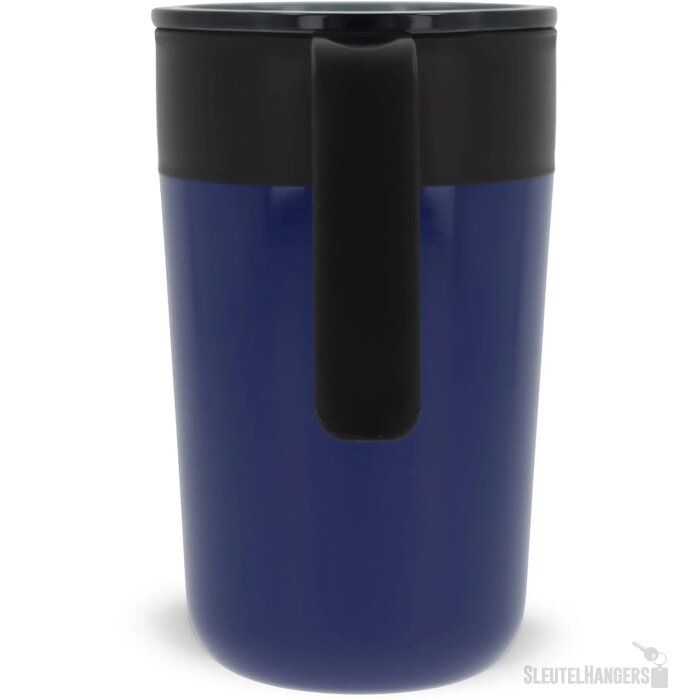 Dubbelwandige koffie mok 400ml donker blauw 400 ml