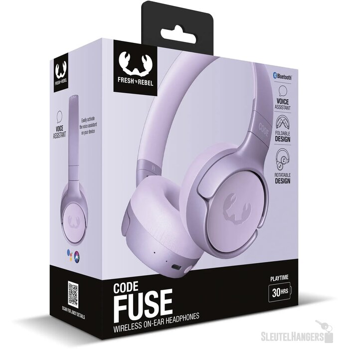 Code Fuse-Wireless on-ear headphone Lichtpaars