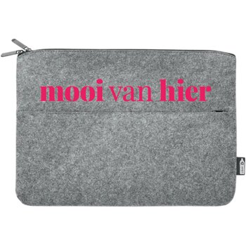 Rpet vilten laptoptas Toplo grijs