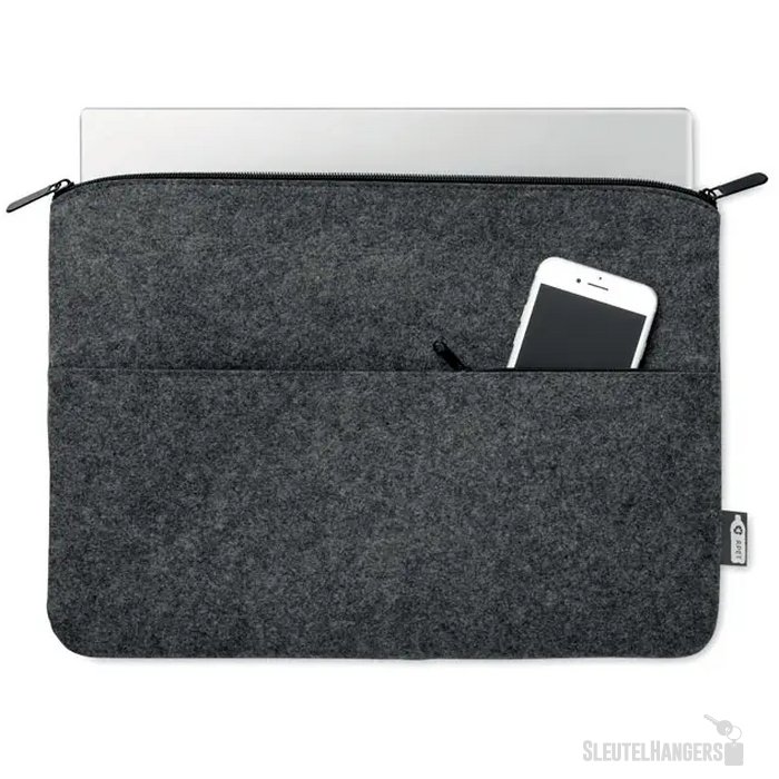 Rpet vilten laptoptas Toplo donker grijs