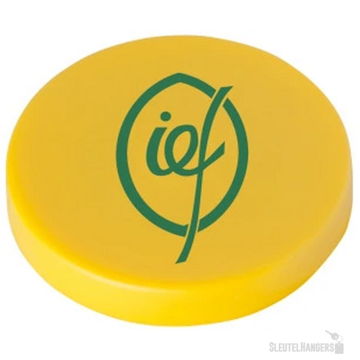 Magneet ø 40 mm. Geel