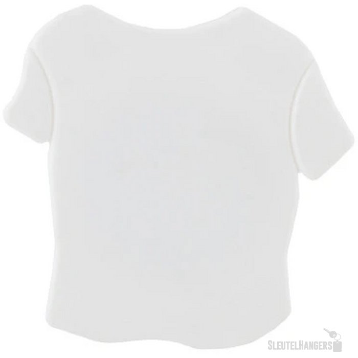 T-shirt magneet wit
