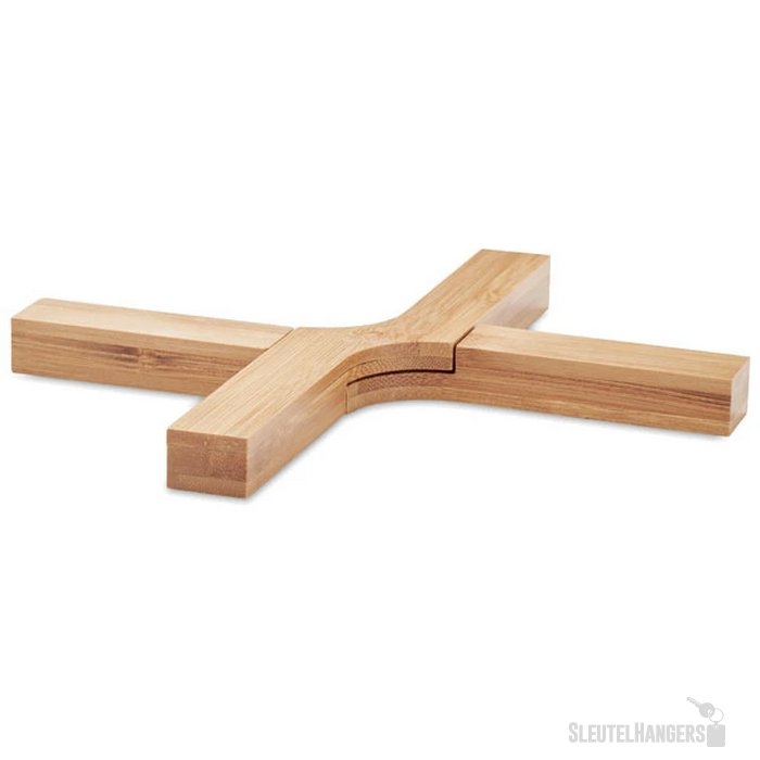 Opvouwbare bamboe onderzetter Imba hout