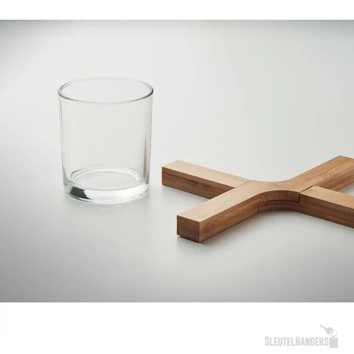 Opvouwbare bamboe onderzetter Imba hout