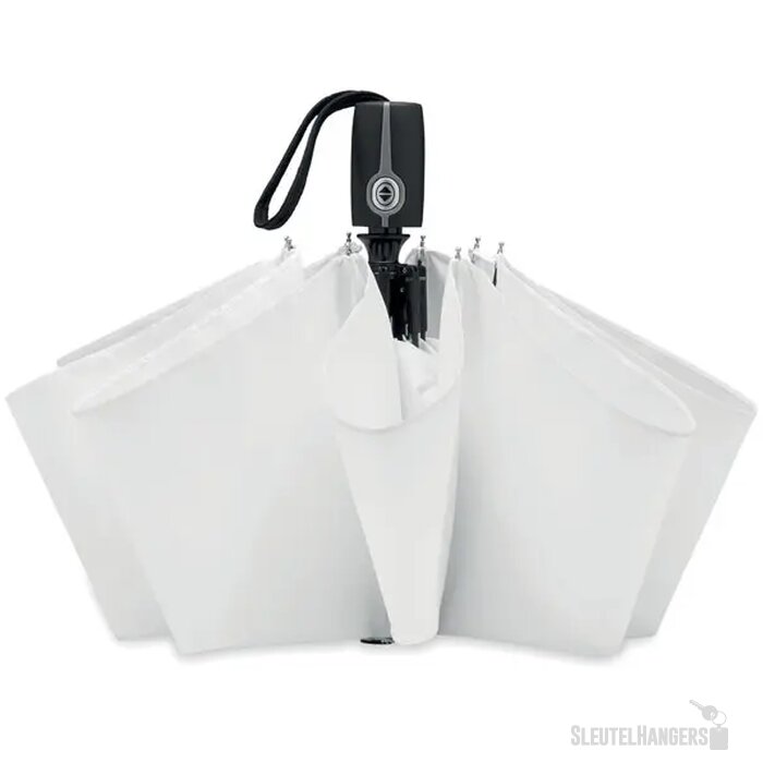 21" windbestendige paraplu Gentlemen wit