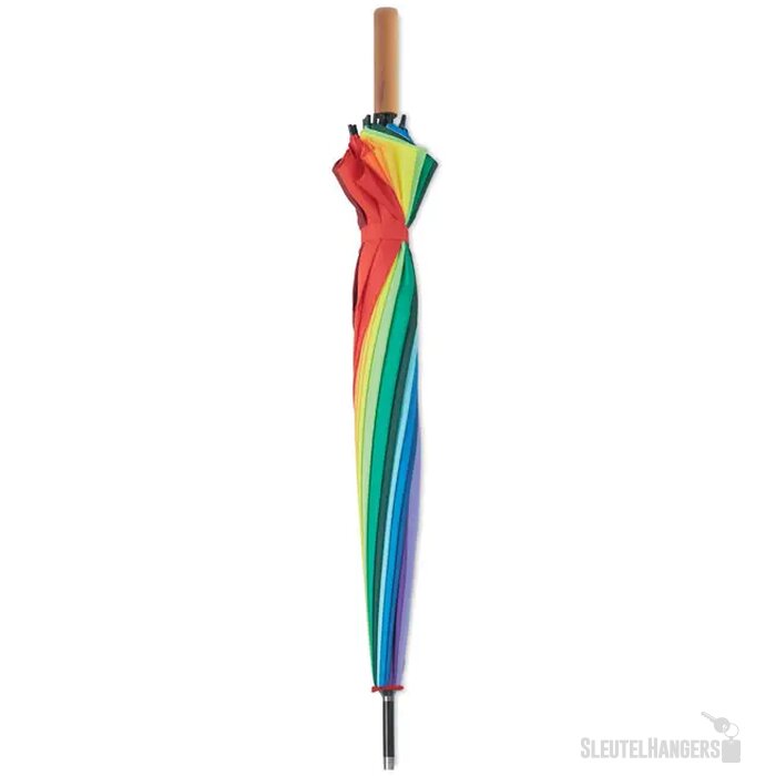27 inch regenboogparaplu Bowbrella multicolour