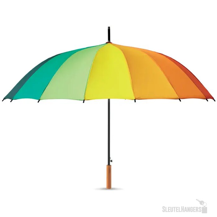 27 inch regenboogparaplu Bowbrella multicolour