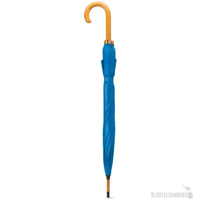 Paraplu met houten handvat Cala royal blauw
