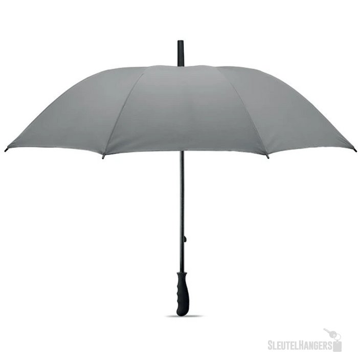 Reflecterende paraplu Visibrella mat zilver