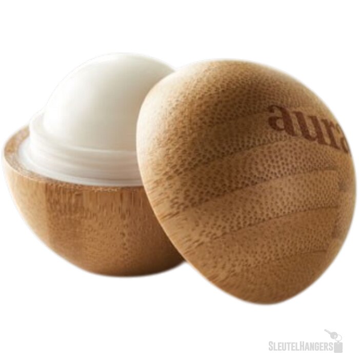 Lippenbalsem in bamboe doosje Soft lux hout
