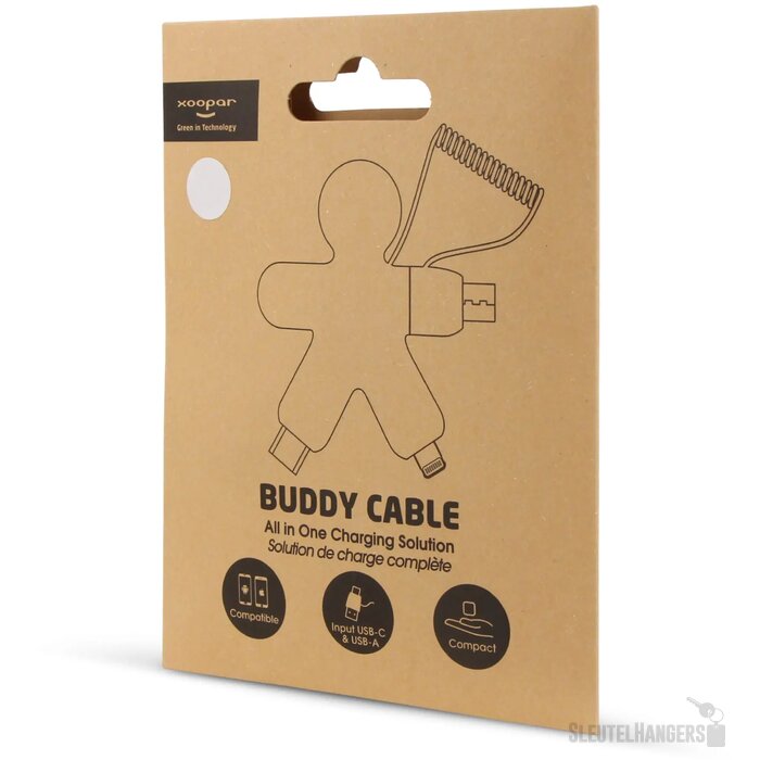2064 | Xoopar Buddy Eco GRS Charging Cable wit