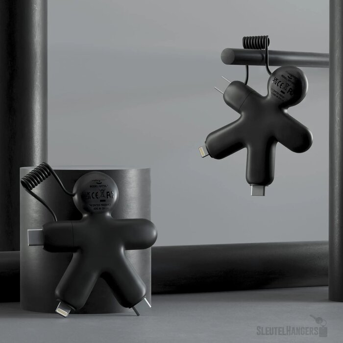 2064 | Xoopar Buddy Eco GRS Charging Cable zwart