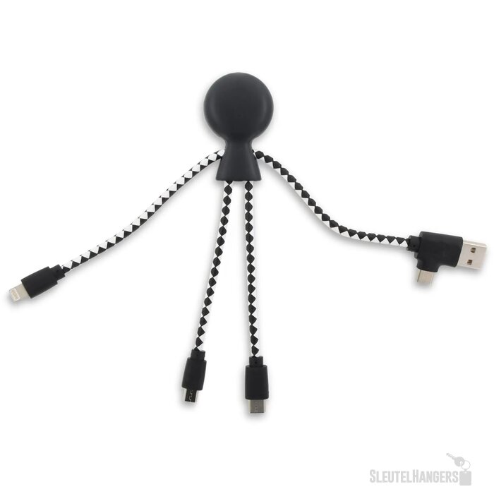 Xoopar Mr. Bio GRS oplaadkabel Zwart