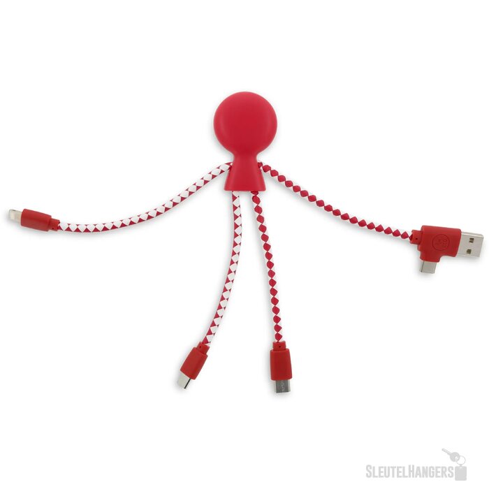 Xoopar Mr. Bio GRS oplaadkabel Rood