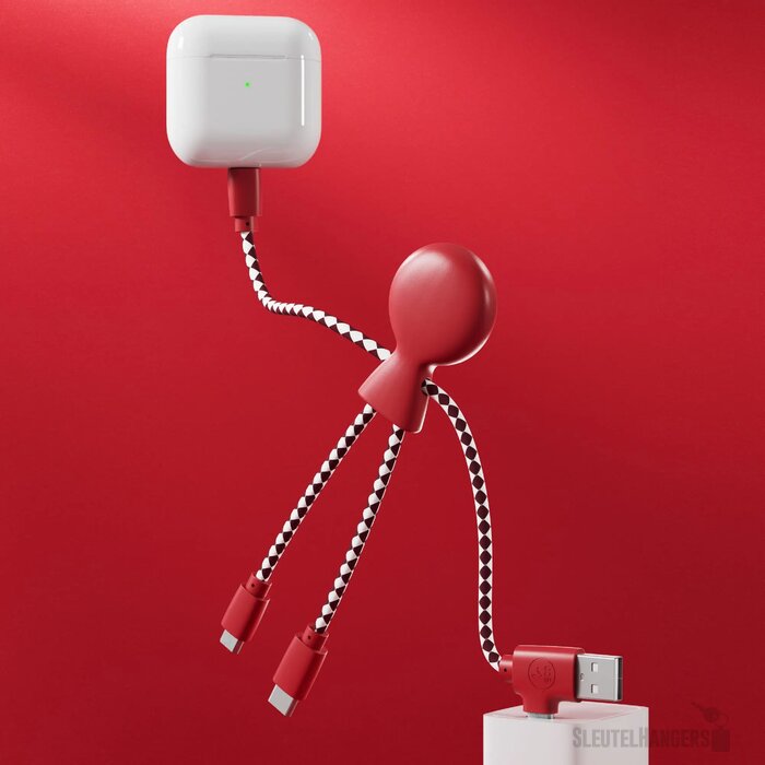 Xoopar Mr. Bio GRS oplaadkabel Rood