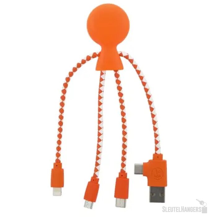 Xoopar Mr. Bio GRS oplaadkabel Oranje