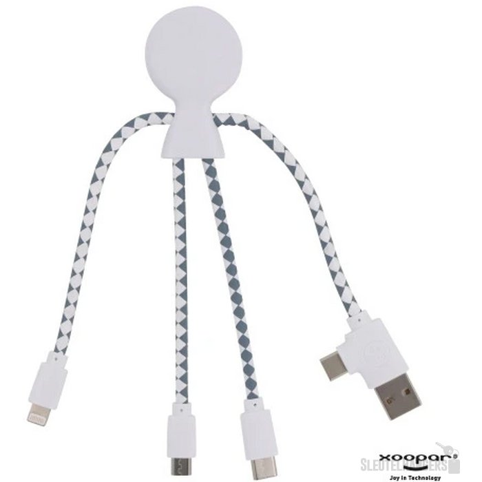 Xoopar Mr. Bio GRS oplaadkabel Wit
