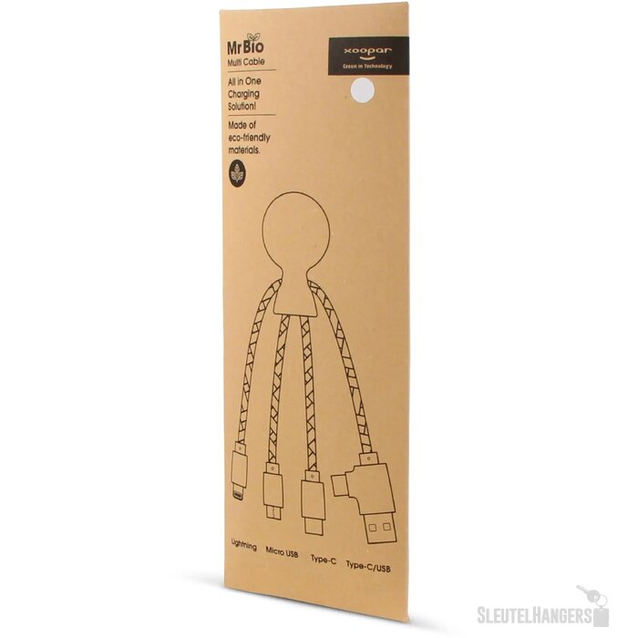 Xoopar Mr. Bio GRS oplaadkabel Wit