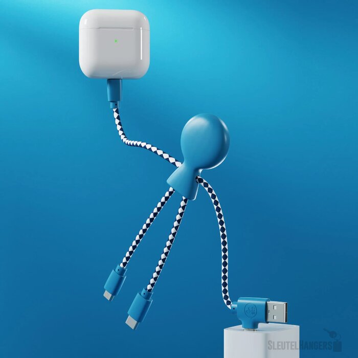 Xoopar Mr. Bio GRS oplaadkabel Blauw