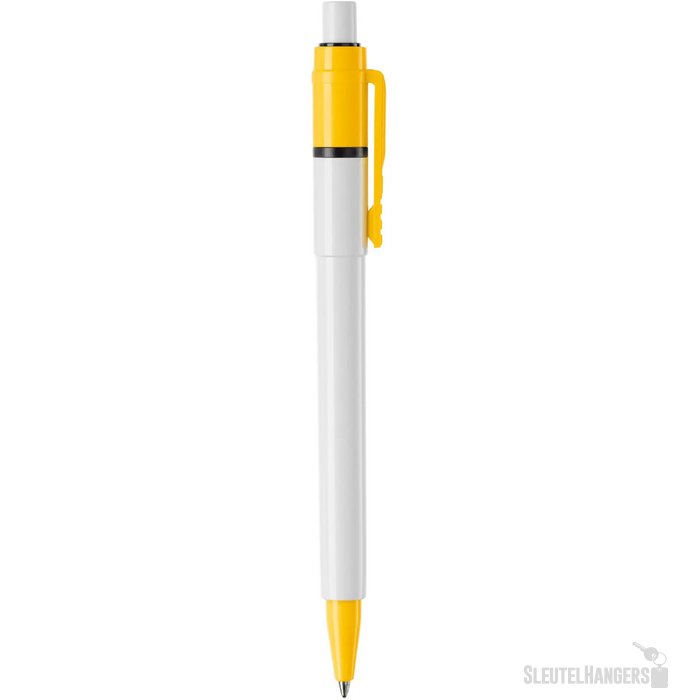 Balpen Baron Colour hardcolour wit / geel