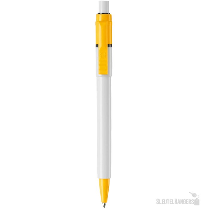 Balpen Baron Colour hardcolour wit / geel