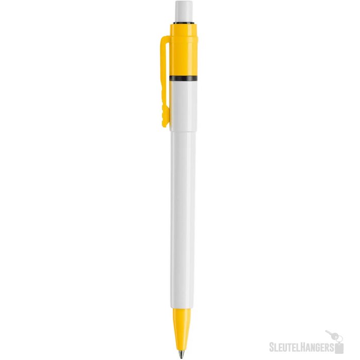 Balpen Baron Colour hardcolour wit / geel
