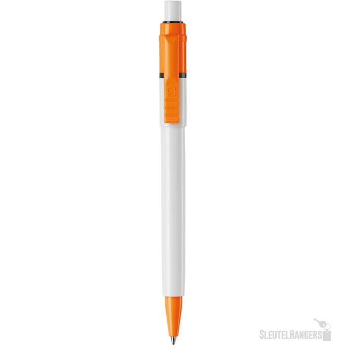 Balpen Baron Colour hardcolour wit / oranje