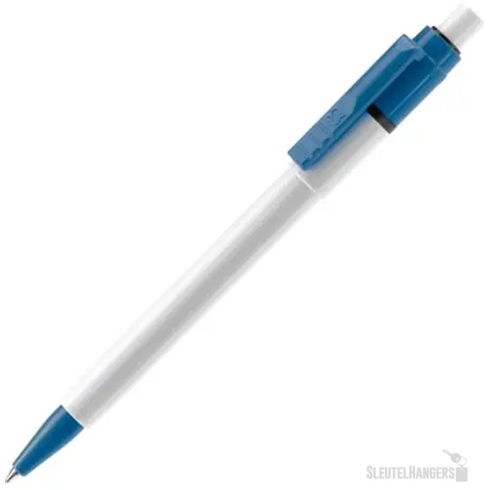 Balpen Baron Colour hardcolour wit / licht blauw