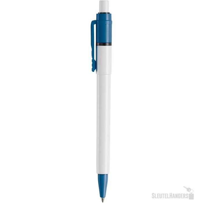 Balpen Baron Colour hardcolour wit / licht blauw
